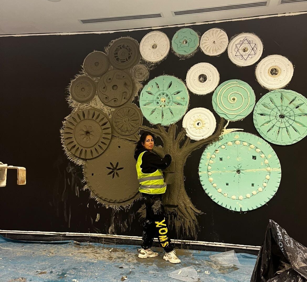 Noush's wall relief design 2