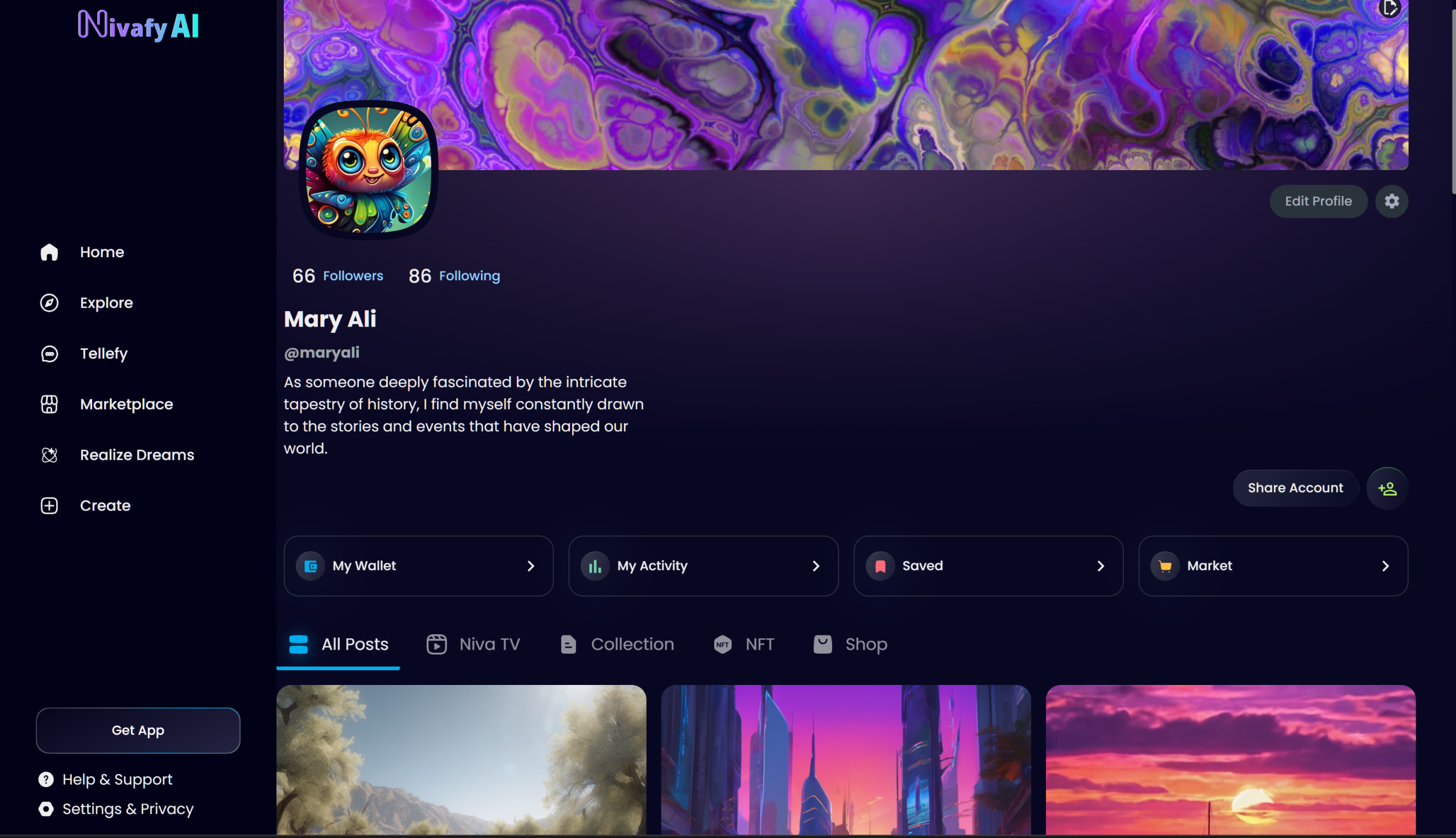 Profile Page